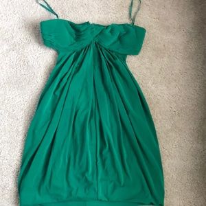 BCBG mini dress green size medium